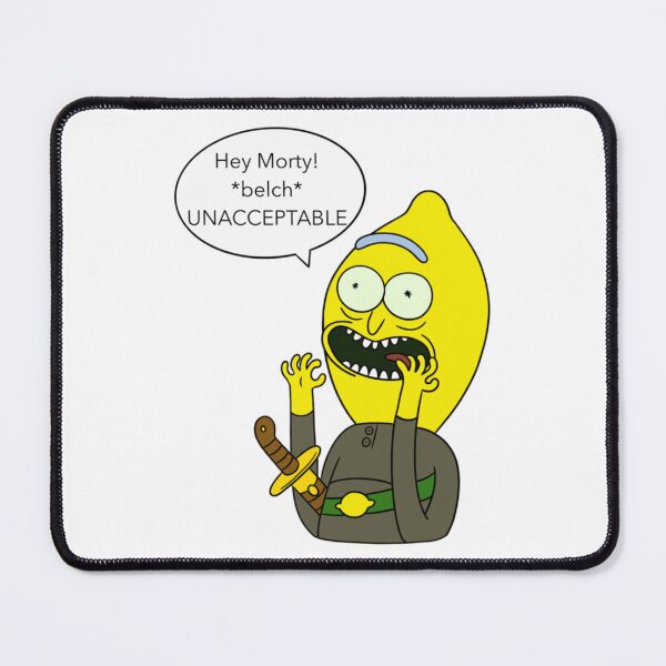 Item preview, Hey Morty! UNACCEPTABLE! designed and sold by MyLittleInkyUk.