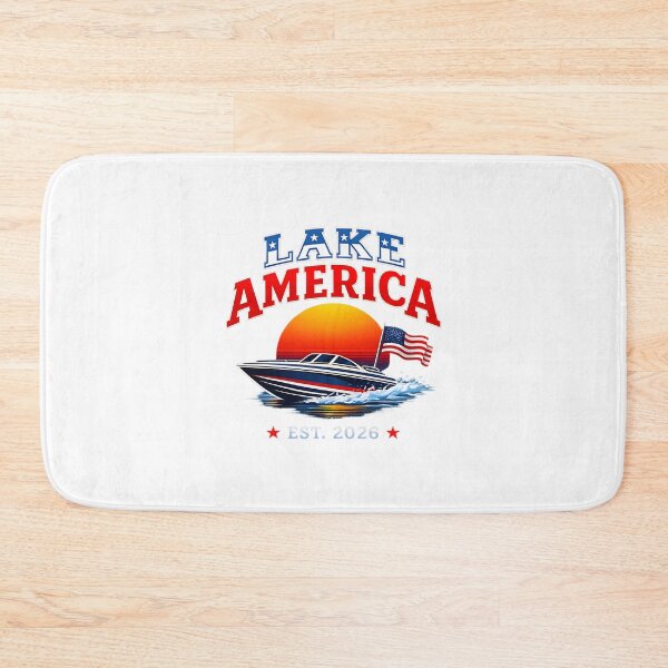 Item preview, Lake America EST Patriotic Scenic Landscape Design designed and sold by shahroozj.