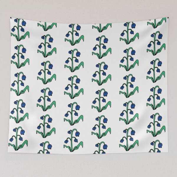 Item preview, Hanging bluebells designed and sold by punitaillustrates.