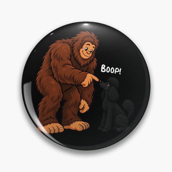 Item preview, Bigfoot and Poodle Boop Fun Design Sasquatch designed and sold by rafaeltto.