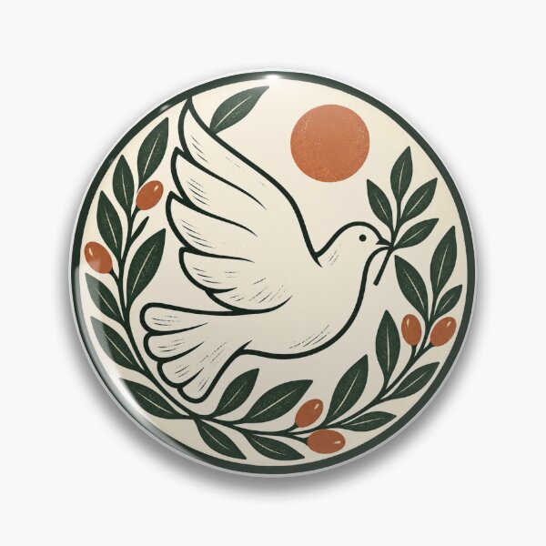 Item preview, Olive Branch Dove — Botanical Peace Emblem designed and sold by SocialCause.