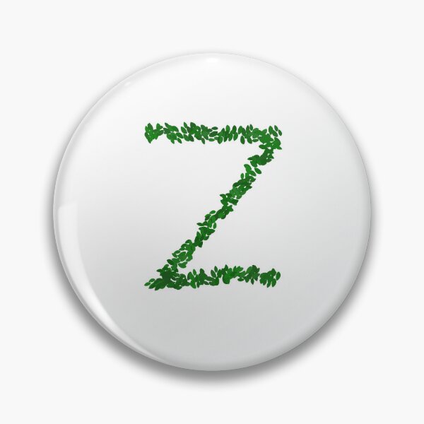 Item preview, Botanical Letter Z - Green Leaf Monogram Initial designed and sold by iampaulmorris.