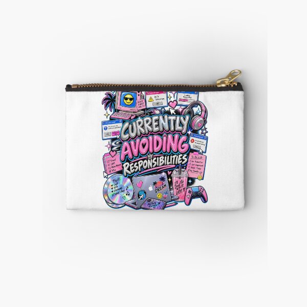 Item preview, Currently Avoiding Responsibilities – Funny Y2K Retro Design designed and sold by BilcoStillbaze.