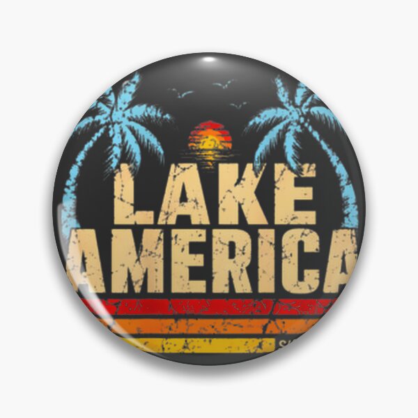 Item preview, Retro Vintage Lake America Design Featuring Classic Outdoor and Nature Themes designed and sold by shahroozj.
