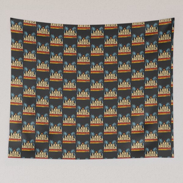 Item preview, Retro Vintage Lake America Design Featuring Classic Outdoor and Nature Themes designed and sold by shahroozj.