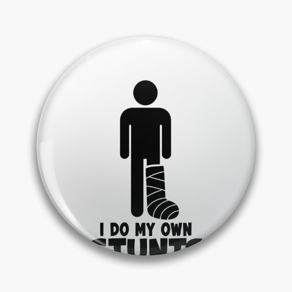 Item preview, I Do My Own Stunts Broken Leg Men's Get Well Soon Gear designed and sold by DynamicDesign.