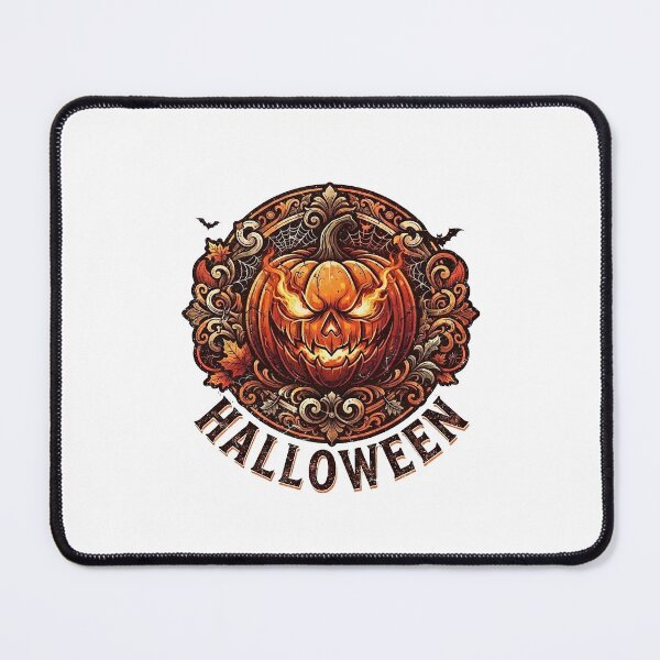 Item preview, Copy of Art Nouveau emblem of a glowing Halloween pumpkin designed and sold by JVFotoArt.