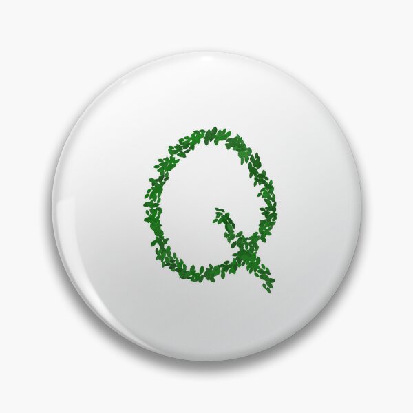 Item preview, Botanical Letter Q - Green Leaf Monogram Initial designed and sold by iampaulmorris.