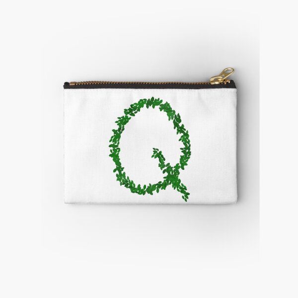 Item preview, Botanical Letter Q - Green Leaf Monogram Initial designed and sold by iampaulmorris.