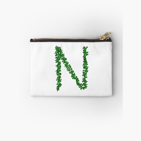 Item preview, Botanical Letter N - Green Leaf Monogram Initial designed and sold by iampaulmorris.