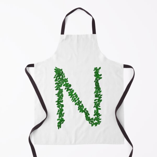 Item preview, Botanical Letter N - Green Leaf Monogram Initial designed and sold by iampaulmorris.