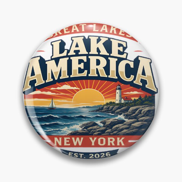 Item preview, Serene Lake America Landscape Nature Scene Artwork designed and sold by shahroozj.