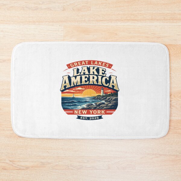 Item preview, Serene Lake America Landscape Nature Scene Artwork designed and sold by shahroozj.