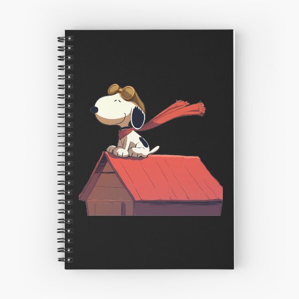 Item preview, Snoopy Flying Ace Red Doghouse Aviator Goggles Red Scarf designed and sold by Dravienart.