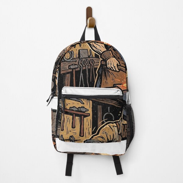 Aperçu de l'œuvre Gravure sur bois représentant un forgeron à la forge créée et vendue par eduardoroa22.