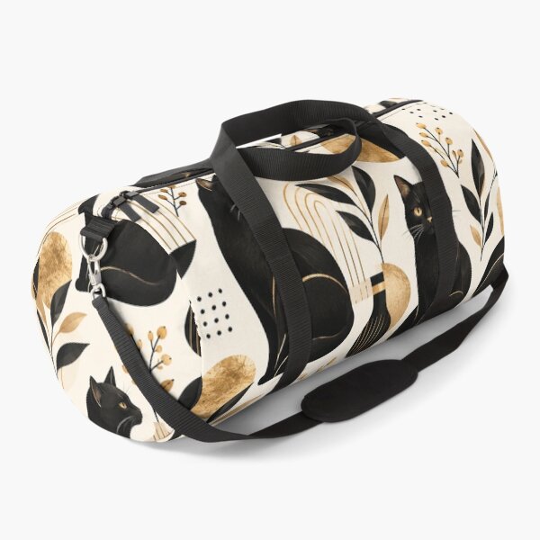 Item preview, Abstract Scandinavian Cat Silhouettes Floral Cat Design designed and sold by Aramdesing.