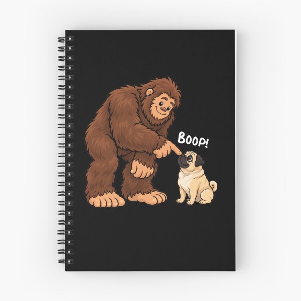 Item preview, Bigfoot and Pug Boop Fun Design Sasquatch designed and sold by rafaeltto.