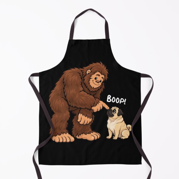 Item preview, Bigfoot and Pug Boop Fun Design Sasquatch designed and sold by rafaeltto.