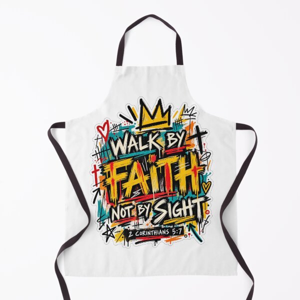 Item preview, Walk by Faith Not by Sight Christian Graffiti Art designed and sold by tonyartprints.