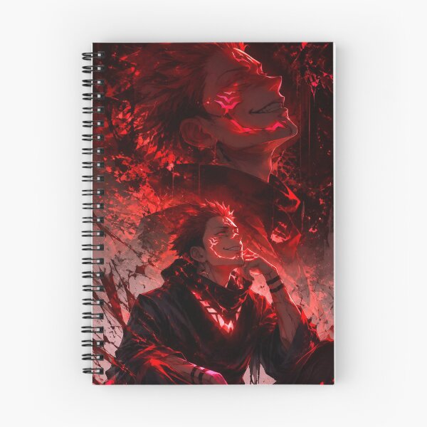 Item preview, Cursed King Red Anime Character – Dark Red Japanese Anime Villain Warrior Art designed and sold by Dyan4.