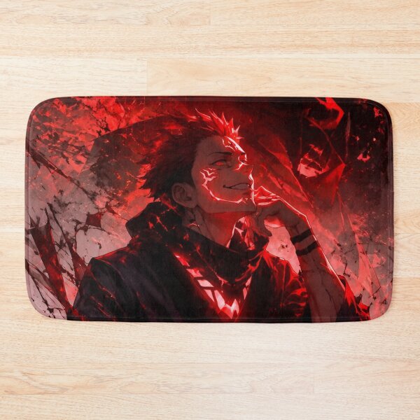 Item preview, Cursed King Red Anime Character – Dark Red Japanese Anime Villain Warrior Art designed and sold by Dyan4.