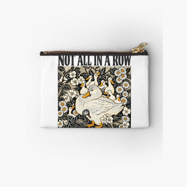 Item preview, Not in A Row - Funny Duck Lover Retro Farm Animal Floral Duck Family Natur designed and sold by Rtcraftani.
