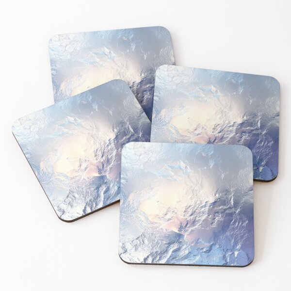 Item preview, Iridescent Glacial Ice Glacier Texture — Holographic Frozen Crystal Marble designed and sold by LYAN-STORE.