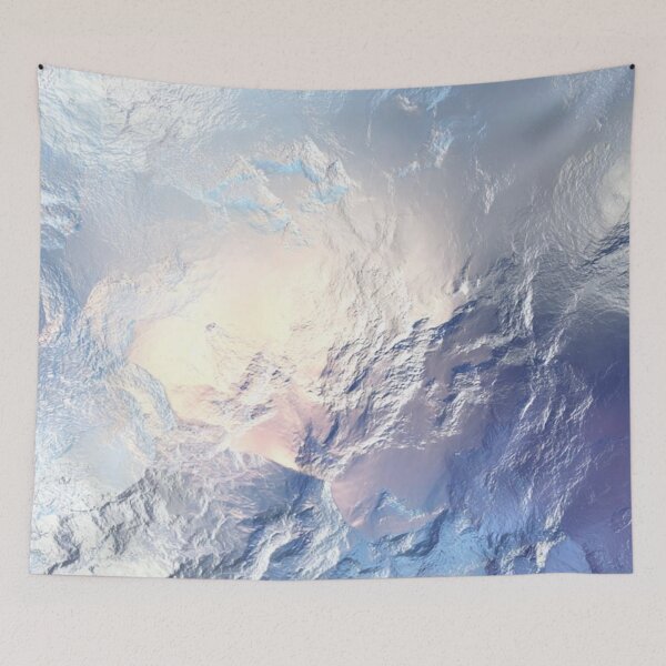 Item preview, Iridescent Glacial Ice Glacier Texture — Holographic Frozen Crystal Marble designed and sold by LYAN-STORE.