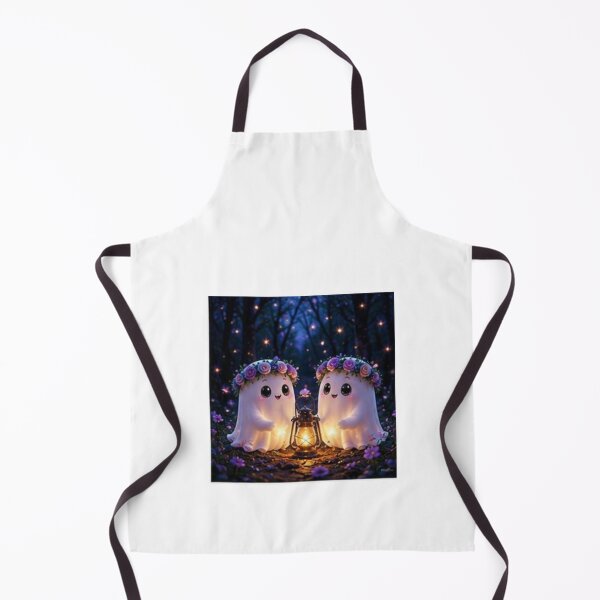 Item preview, Cute Ghost Friends with Magic Lantern designed and sold by ThilankaDesign.