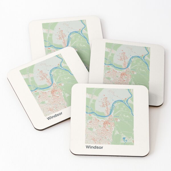 Item preview, Windsor Minimalistic Map Art designed and sold by MapsNerd.