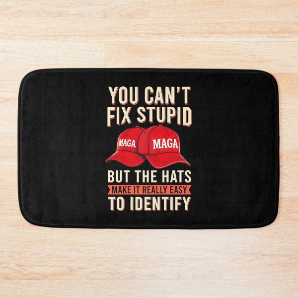 Item preview, You Can't Fix Stupid But The Hats Make It Really Easy To Identify Funny  Political Sarcasm designed and sold by Glow-Paw-Studio.