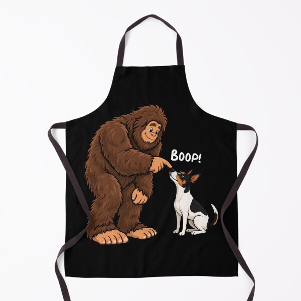 Item preview, Bigfoot and Rat Terrier Boop Fun Design Sasquatch designed and sold by rafaeltto.