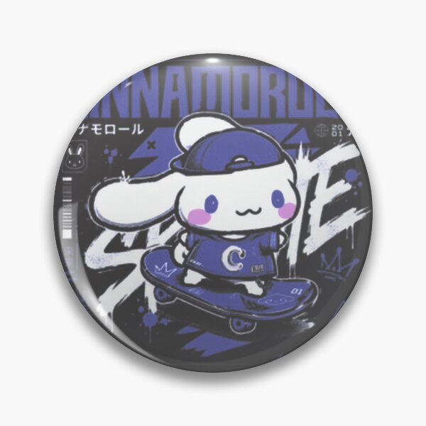 Item preview, Cinnamoroll Inspired Cyberpunk Art with Futuristic Neon Aesthetic designed and sold by SARaza.