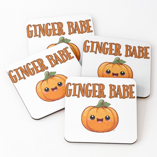 Item preview, Ginger Babe Cute Kawaii Pumpkin Fall Design designed and sold by Anita Ohulo.