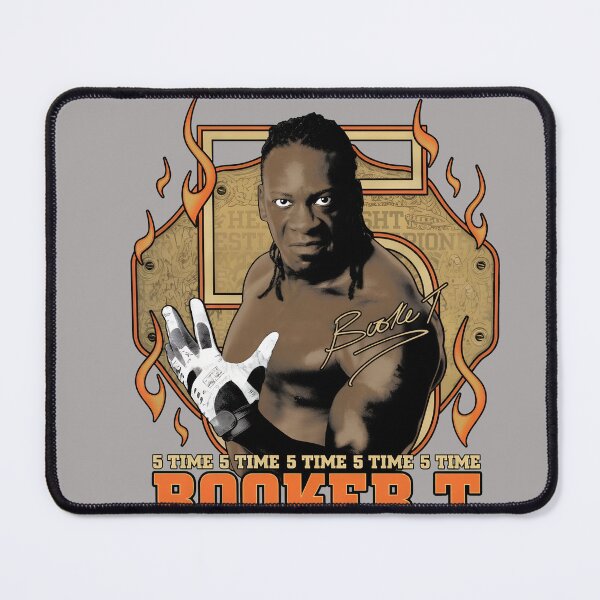 Item preview, 5 Time Booker T Wrestling Tribute Tee-57 designed and sold by LaurentParent.