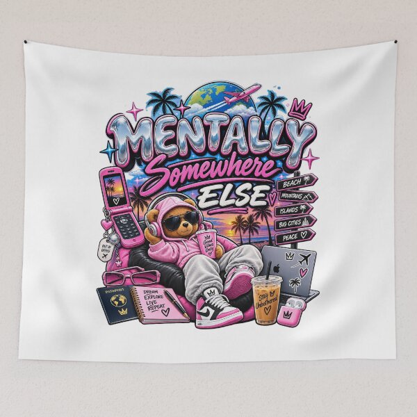 Item preview, Mentally Somewhere Else – Y2K Gen Z Aesthetic designed and sold by BilcoStillbaze.