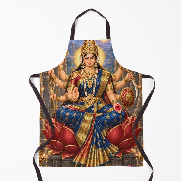 Item preview, Dhairya Lakshmi – Goddess of Courage and Strength | Ashta Lakshmi Art designed and sold by Homyar.