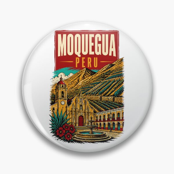 Item preview, Moquegua Peru Vintage Travel Tourism designed and sold by TravelersGems.