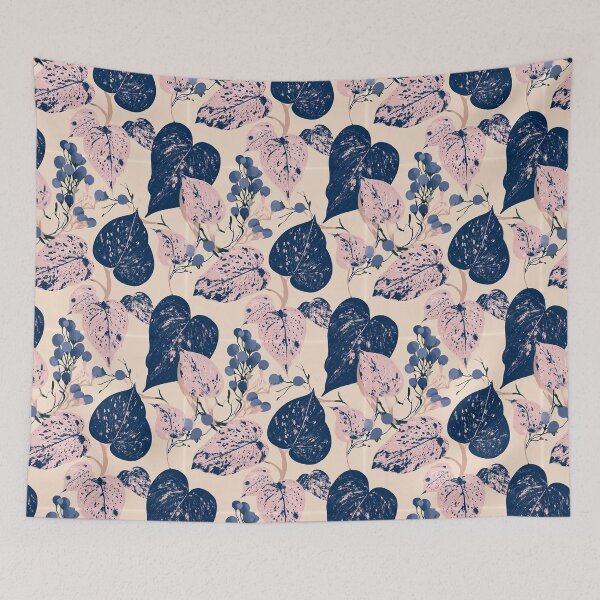 Item preview, Edgy Pothos Print  - Flower Bouquet Pattern - Valentine Gifts For Husband designed and sold by RoyalStarsPatts.