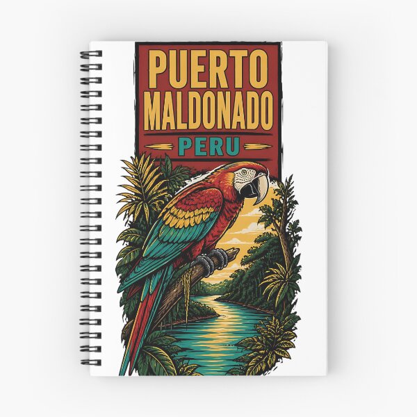 Item preview, Puerto Maldonado Peru Vintage Travel Tourism designed and sold by TravelersGems.