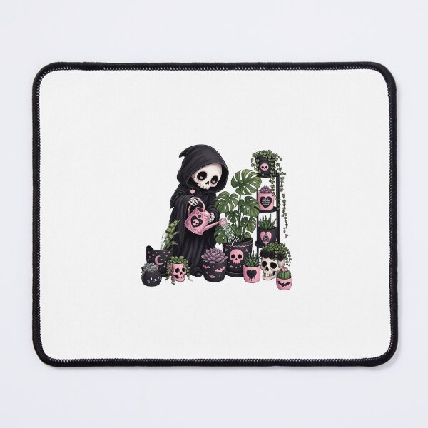 Item preview, Emotional Support Plants Spooky Cute Grim Reaper designed and sold by CoolCrazyChaos.