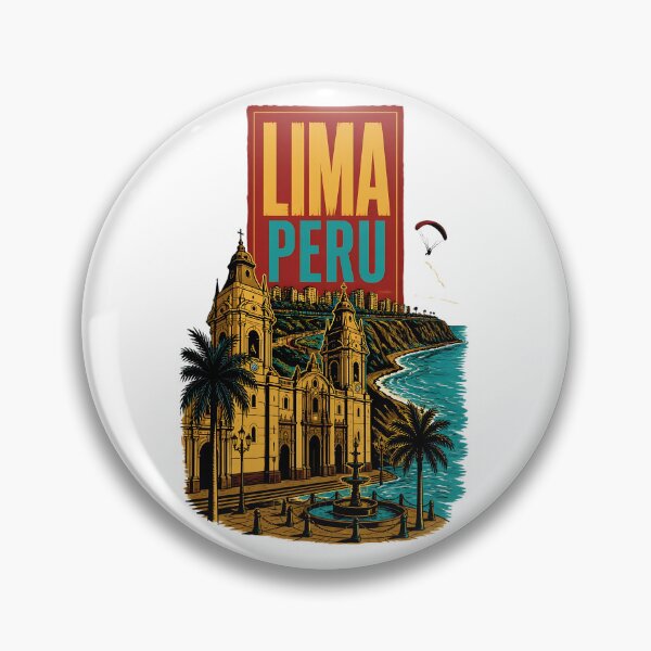 Item preview, Lima Peru Vintage Travel Tourism designed and sold by TravelersGems.
