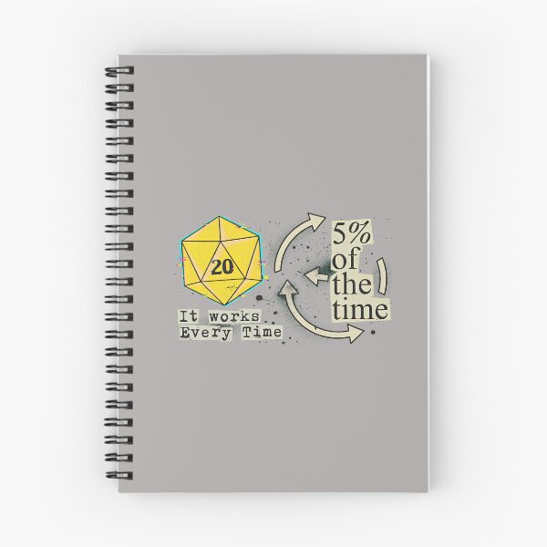 Item preview, 5% of the Time RNG D20 Dice Quote-79 designed and sold by LaurentParent.
