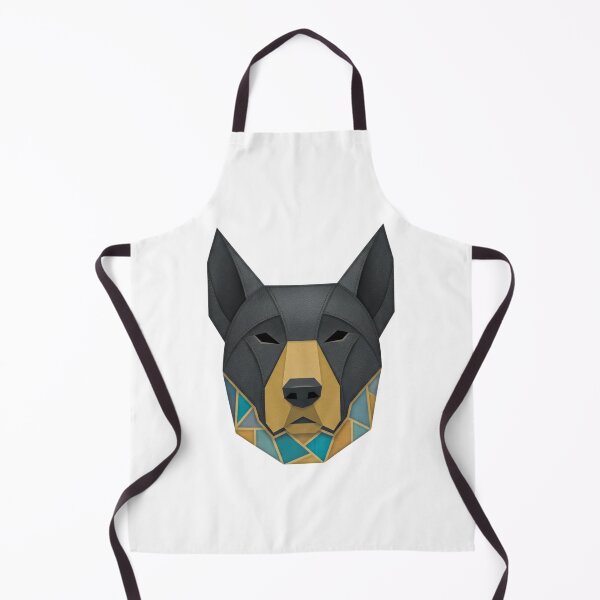 Item preview, Modern Geometric Doberman Dog Portrait Illustration designed and sold by Pawfect Vibes Hub.