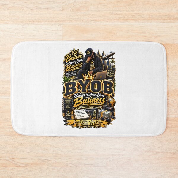 Item preview, B.Y.O.B. Believe in Your Own Business – Entrepreneur Motivation designed and sold by BilcoStillbaze.