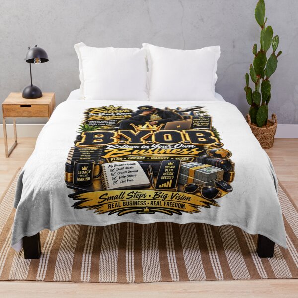 Item preview, B.Y.O.B. Believe in Your Own Business – Entrepreneur Motivation designed and sold by BilcoStillbaze.