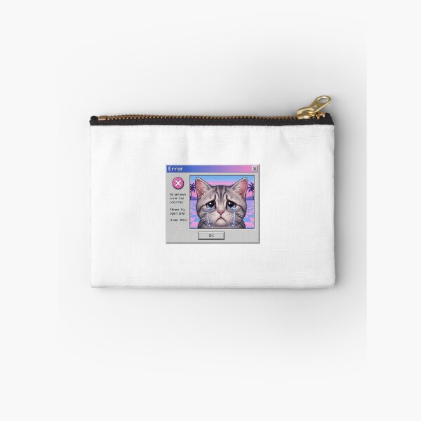 Item preview, Task Failed Successfully Retro 90s Computer Crying Cat designed and sold by CoolCrazyChaos.