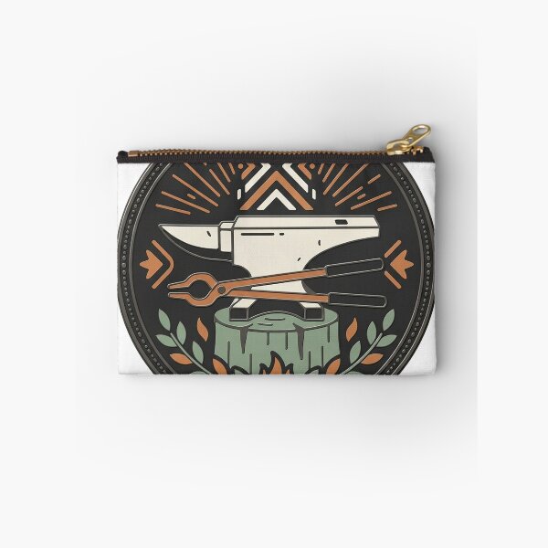 Item preview, Anvil And Tongs Enamel Pin designed and sold by eduardoroa22.