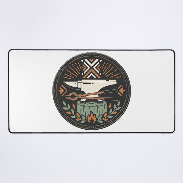 Item preview, Anvil And Tongs Enamel Pin designed and sold by eduardoroa22.