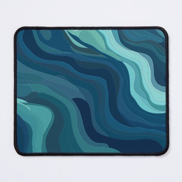 Item preview, Abstract underwater topological map designed and sold by Iko.